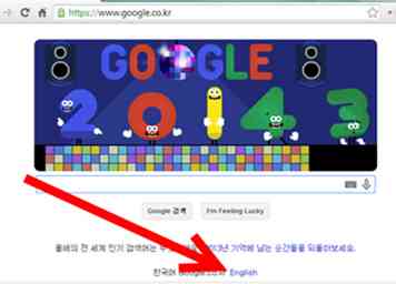 Hoe u permanent van Google Chrome naar het Engels in Korea wisselt