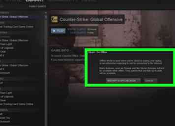 Comment jouer à Steam Offline sous Windows 4 étapes (avec photos)