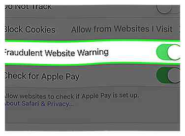 Sådan får du advarsler om usikre websites på en iPhone 3 trin