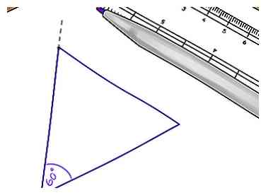 3 manieren om een ​​gelijkzijdige driehoek te tekenen