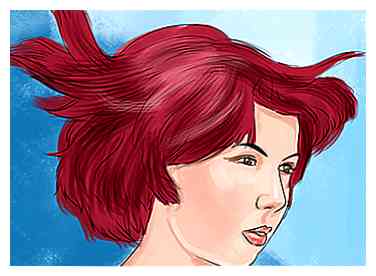 Cómo teñir el cabello rojo brillante 13 pasos (con fotos)
