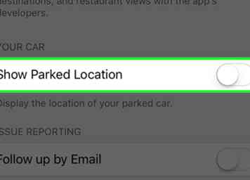 Sådan skjuler du din parkerede bils placering på iPhone Maps
