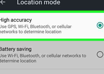 Hoe GPS-nauwkeurigheid te verbeteren op Android 5 stappen (met afbeeldingen)