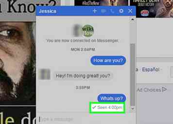 Cómo saber si un mensaje fue leído en Facebook Messenger 8 pasos