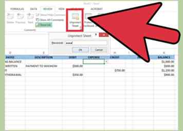 Cómo crear un registro de talonario de cheques simple con Microsoft Excel