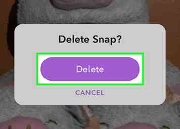 Sådan slettes en Snapchat-historie 6 trin (med billeder)
