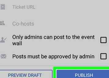 Sådan laver du en Facebook-begivenhed offentlig på Android 8 trin