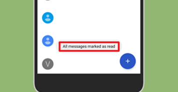 Sådan markerer du dine beskeder som læses på Android 4 trin