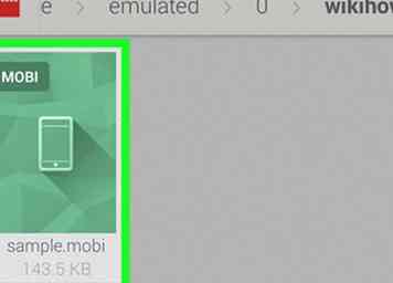 Hoe MOBI-bestanden openen op Android 7 stappen (met afbeeldingen)