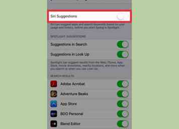 Comment empêcher Siri de faire des suggestions de recherche Spotlight sur un iPhone