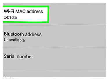 Cómo encontrar su dirección de Mac en Samsung Galaxy 4 pasos