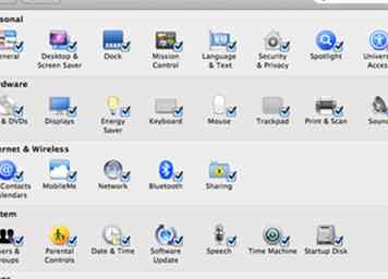 Sådan skjuler ikoner fra systemindstillinger på en Mac 5 trin