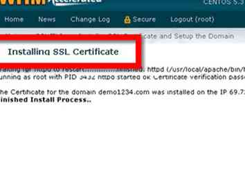 Sådan installeres SSL-certifikat i WHM 8 trin (med billeder)