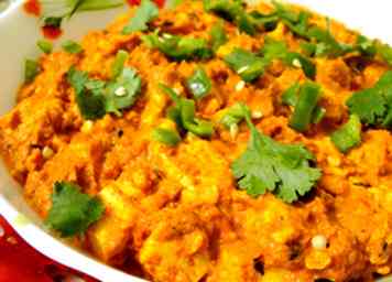 Cómo hacer Paneer Makhani (plato de mantequilla y queso cottage indio)