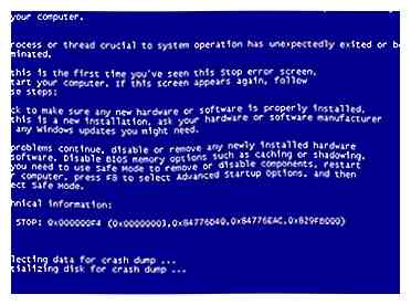 Een blauw scherm dwingen in Windows 12 stappen (met afbeeldingen)