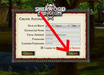 Sådan laver du en konto for Sherwood Dungeon 8 trin
