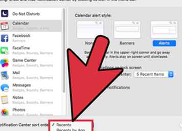 Sådan laver du Mac Notification Center Sorter efter App 5 trin