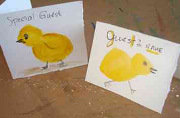 Hvordan male baby chicks i akvarel 12 trin (med billeder)