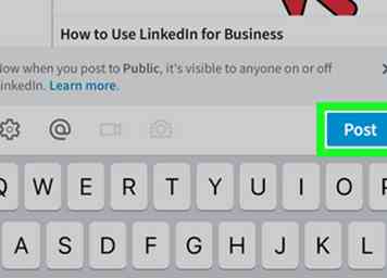 Sådan indsendes en artikel på LinkedIn på iPhone eller iPad 6 trin